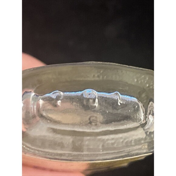 vintage Bayer Aspirin (empty) glass bottle, embossed sides, paper Label 2.5 tall - Picture 5 of 8